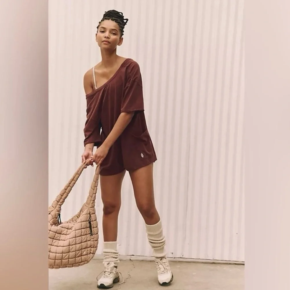 Free People Movement Hot Shot Tee Romper - Picture 7 of 16